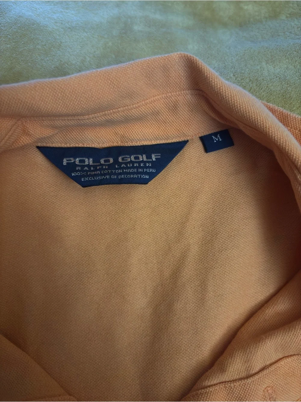 Vintage Polo by Ralph Lauren Orange Short-Sleeve Polo